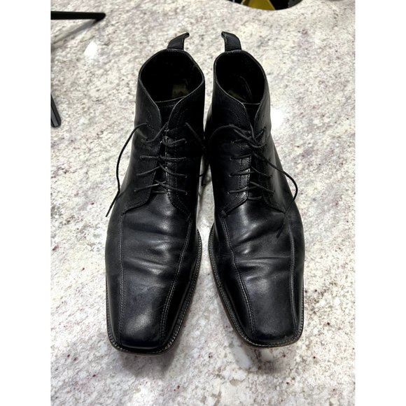 Hugo Boss Leather Boots -‎ Size 9